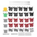 DIN Rail Terminal Blocks Kit Terminal+Ground Blocks+Aluminum Rail. 