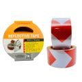 Arrow Safety Reflective Tape - Black And Yellow / Red And White - 50mm X 5M. 