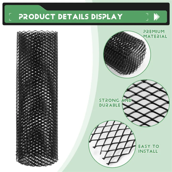 40X13%20Inch%20Universal%20Car%20Grille%20Mesh%20Metal%20Car%20Grill%20Mesh%20Hole%208X16mm%20-%20Image%207