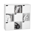 VTEC FURNITURE Modern 9 Cube Bookcase / Cube Storage Cupboard. 