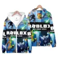 3D New Peripheral Roblox ROBLOX Pullover Hooded Zipper Sweatshirt for Adults and Children Kids Clothes Boys Sweatshirt. 