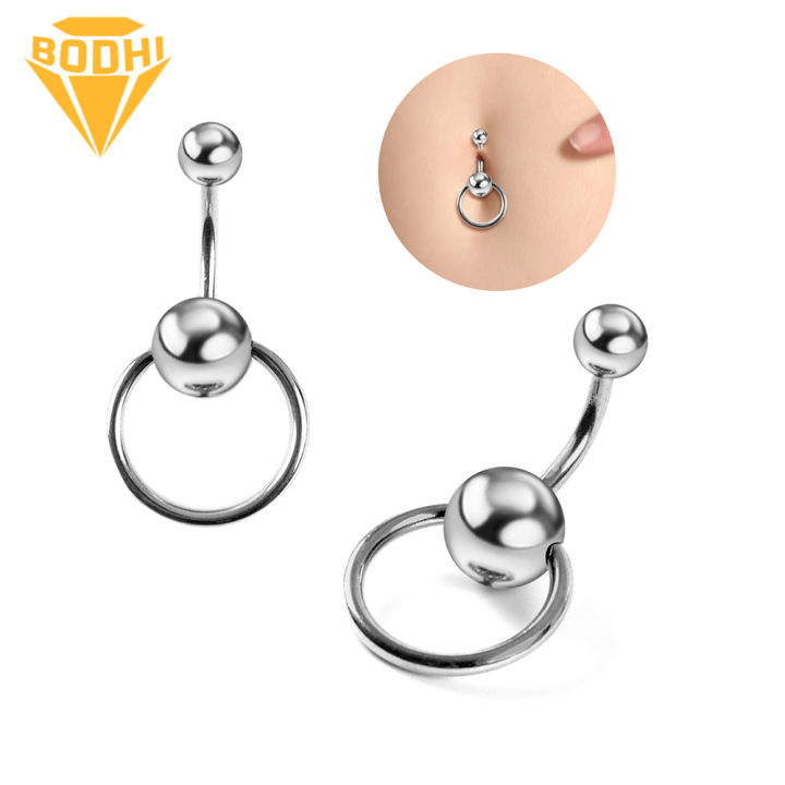 Fashion%20Women%20Circle%20Ball%20Belly%20Button%20Bar%20Navel%20Ring%20Body%20Piercing%20Jewelry%20-%20Image%203