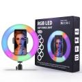 MJ-260 RGB LED Soft Ring Light (10 Inch). 