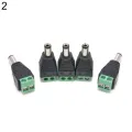 (NEW) 5 pc DC 12V plug connector adapter for 5050 led trip light upply. 