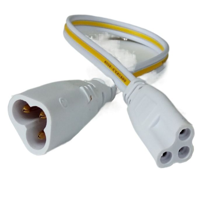 2Pcs PVC Plastic LED Lamp Connecting Wire Copper 3Pin .LED Integrated ...