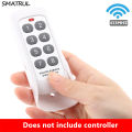 【LuxeGlow】SMATRUL 8 keys Wireless Remote Control Smart Socket EU Plug Wall 43hz Programmable Electrical Outlet Switch 220v 230v LED. 