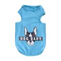 Pet Clothes Dog Clothing Pet Clothing Summer Vest Beauty 18 Letter Dog Vest Blue Xxl. 