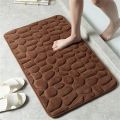 Bath Mats Non Slip Memory Foam Mat Bath Rug Bathroom Shower Mat Coral Fleece Softness Highly Absorbent Washable Bathroom Rug Bath Mats for Bathroom. 