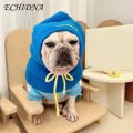 Pet Hat with Scarf Cozy Woolen Pet Hat Neck Scarf Set Soft Warm Fade-resistant Winter Supplies for Beloved Pets Non-binding Pet Hat. 