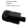 Aluminum Alloy Fishing Rod Bracket Connector with Built-in Magnet M3/8 Thread Quick Release Adapter for Bite Alarm Devi. 