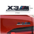 BMW X3 M Competition Logo Emblem sticker F38 F39 G01 G02 G05 G06 Front Rear Car Accessories. 