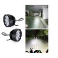 2pcs Motorcycle Headlight Fog Driving Lights 6 LED 9-85V. 