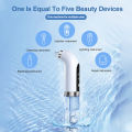 5 In 1 Electric Face Cleansing instrument High-suction Face Washing 3 gear Acne Extractor Pore Clean Machine Blackhead Remover Pore Cleaner / Oxygen injection/ Nourishing Skin Bubble Face Cleanser Facial Skin Care. 