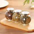 GLASS AIR TIGHT SPICE JAR 180ML - 6 PCS SET. 