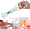 6pcs Cupping Cup,Professional Cupping Therapy Set Plastic Vacuum Suction Cup with Hand Pump for Back Neck Pain. 
