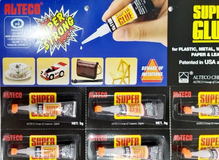 ORIGINAL%20ALTECO%20JAPAN%20Super%20Glue%20%20For%20wood%20Rubber%20Plastic%20Metal%20Paper%20Leather%20Glue%201x3gx12%20Pcs%20-%20Image%203