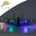 3 Colors Remote Control Airplane Epp Rc 2 Channel Night Fixed-Wing Glider Plane Rtf Kids Boys Toys. 