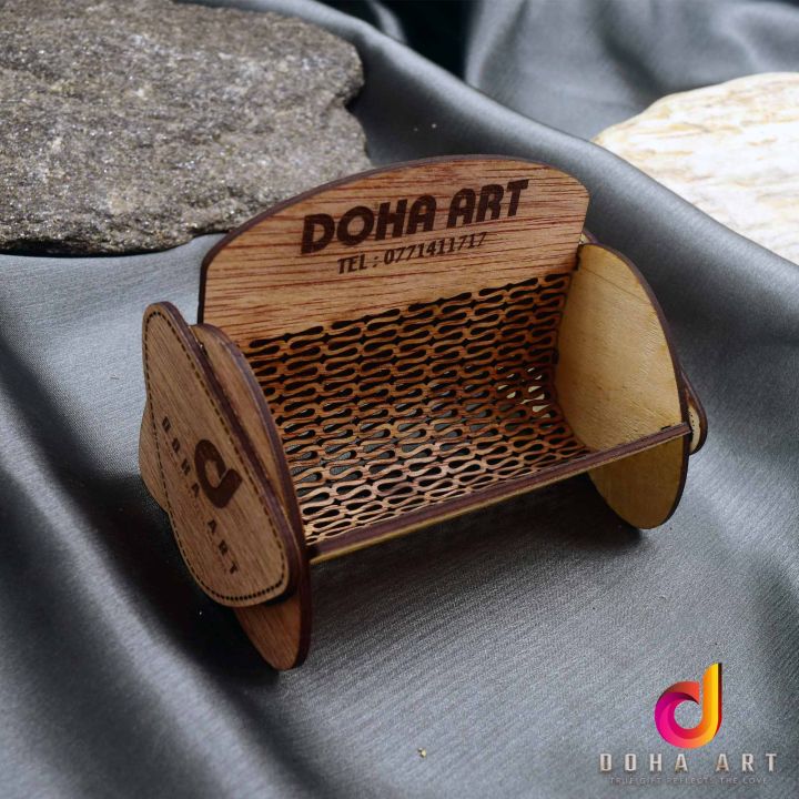 Wooden%20Visiting%20Card%20Holder%20For%20Office%20Table,%20Wooden%20Butterfly%20Visiting%20card%20Holder%20-%20Image%202