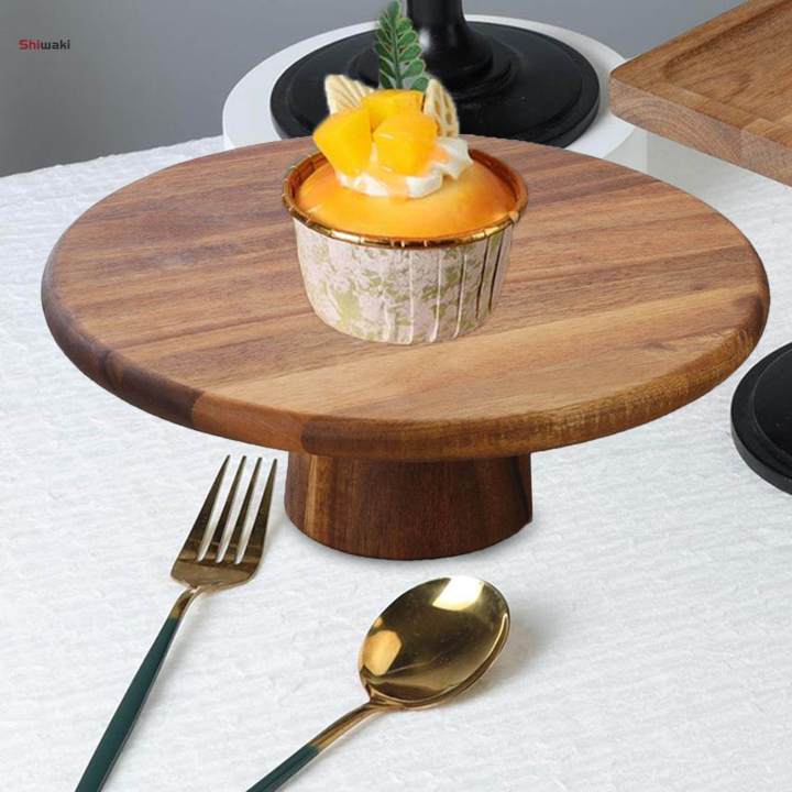 Wood%20Cake%20Stand%20Serving%20Platter%20High%20Pedestal%20for%20Cakes%20Pies%20Desserts%20Display%20and%20Serve,%20Centerpieces%20Birthday%20Wedding%20Occassion%20Use%20-%20Image%204