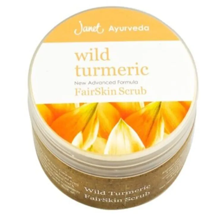 Janet Wild Turmeric Fair Skin Scrub - 225Ml