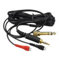 Audio Cable for Sennheiser HD25 HD560 HD540 Headphones,L Long R Short. 