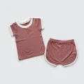 2023 Kids Summer Clothes Cotton Boys Clothing Girls Toddler Outfits Shorts 2 Piece Set Little Girl Baby. 