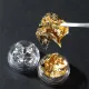 Gold Silver Irregular Aluminum Foil Paper Nail Art Sticker 3D Glitter DIY Manicure UV Gel Polish Nail Decoration. 