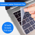 Silicone Keyboard Cover Universal Tansparent Keyboard Durable Protective Film Dustproof Waterproof Protector for Laptop. 