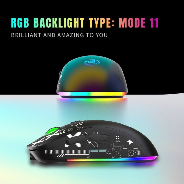 HXSJ%20T90%202.4G%20Wir-ele-ss%20Mechanical%20Mouse%20RGB%20Gaming%20Mouse%20Ergonomic%20Design%2010%20Million%20Keystroke%20Lifetime%203600DPI%2011%20RGB%20Lighting%20Modes%20-%20Image%203