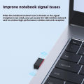 USB WiFi Adapter 300Mbps - Wireless Network Dongle for PC Laptop Desktop | 802.11N Mini USB 2.0 WiFi Receiver | Portable Internet Receiver Wifi Router Connector Compatible Windows 11/10/8/7/Vista/XP, Mac OS, Linux | Portable Internet Connection Card. 