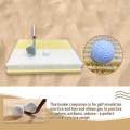 Realistic Indoor Outdoor Bunker Practice Mat Golf. 