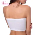 Muses Mall Women Solid Color Padded Tube Top Bandeau Strapless Bra Brassiere Chest Wrap. 
