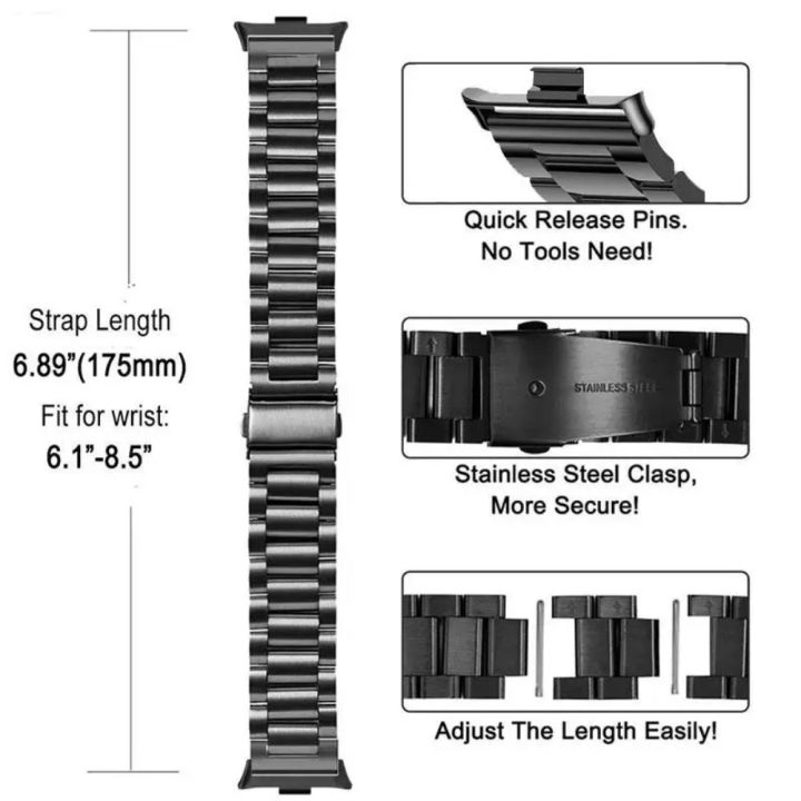 Metal%20Strap%20for%20Huawei%20Watch%20Fit%203%20Adjustable%20Bracelet%20Wristband%20for%20Huawei%20Watch%20Fit%203%20Smart%20Watch%20Stainless%20steel%20Accessories%20-%20Image%205