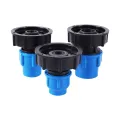 【ZOSR】IBC Water Tank Reducing Adapter 20/25/32mm Plastic PE Pipe Straight Connector Greenhouse Agriculture Irrigation Coupling Fitting. 