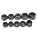 10Pcs Damaged Nut Bolt Remover Stud Extractor Set Metric Broken Bolt Removal Kit. 