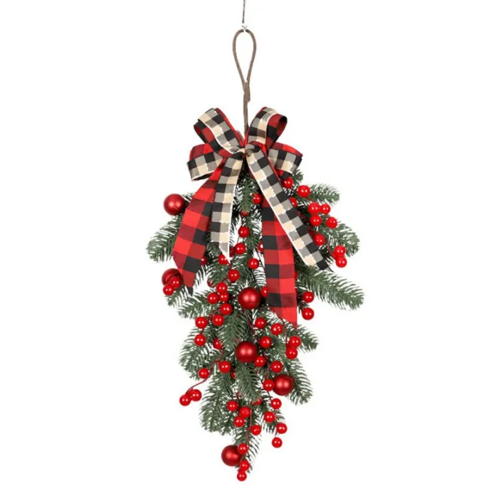 %E3%80%90Folio%20&%20Light%E3%80%91Red%20Berries%20Pine%20Branch%20Wreath%20Artificial%20Berries%20Snowy%20Pine%20Front%20Door%20Wreaths%20Wall%20Garland%20For%20Ornaments%20-%20Image%207