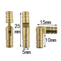 10Pcs copper brass jewelry box hidden invisible concealed barrel hinge. 