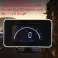 Car Truck 12V/24V 2 IN 1 Functions Digital Speedometer Speed Meter+Odometer Gauge LCD Instrument Panel+Alarm LCD Gauge. 