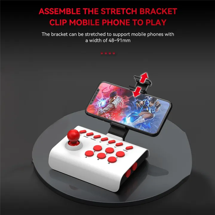 Wireless Arcade Game Console Bluetooth Joystick Controller Switch Box ...