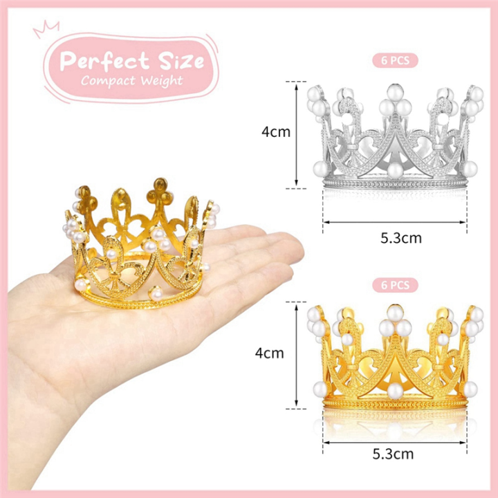 Mini%20Crown%20Cake%20Topper%20Gold%20Silver%20with%20Pearl%20Decor%20Small%20Princess%20Headpiece%20Baby%20Crown%20Cake%20Decoration%20-%20Image%207