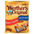 Werther’s Original Butter Candies Sugar Free 80g (UK). 