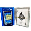 777 Poker Plastic Playing Cards with Case- 100% PVC Waterproof Casino Quality 54 Cards. 