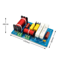 Treble Bass Frequency Divider Hi-Fi Crossover KTV Stage Professional Speaker Crossover. 