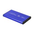 【USB 3.0 Blue 】 Free shipping2.5 Inch Notebook SATA HDD Case to USB 3.0 SSD HD Hard Drive Disk External Box With3.0 Cable. 