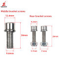 Adjustable Bicycle Kickstand Aluminium Alloy MTB/Snow/Folding Bike/Electric Vehicle Bicycle for 20-29in Rear/Side Foot Support. 