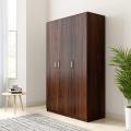 VTEC HOME Modern Three Door Wardrobe - Bedroom Cupboard - Clothing Cupboard - BW 3540 - 48" x 18" x 78". 