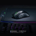 Razer Mamba Hyperflux Gaming Mouse 16000 DPI 5G Optical Sensor 450 IPS + Firefly Hyperflux Mouse Pad Mat Suit. 