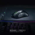 Razer Mamba Hyperflux Gaming Mouse 16000 DPI 5G Optical Sensor 450 IPS + Firefly Hyperflux Mouse Pad Mat Suit. 