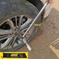 Extended Lug Wrench Wheel Nut Remover Wheel Wrench for Vehicle. 