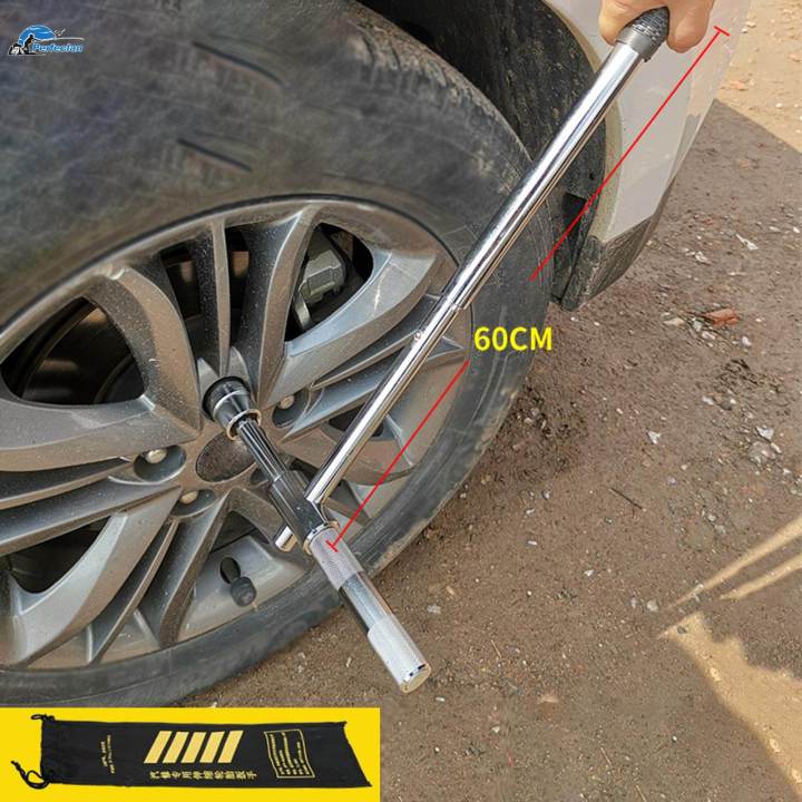 Extended Lug Wrench Wheel Nut Remover Wheel Wrench for Vehicle